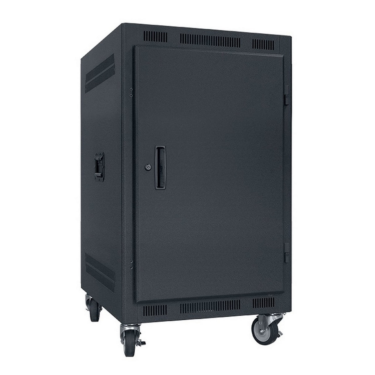 Lowell LPR-1422 14U Portable Rack with Solid Door