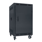 Lowell LPR-1427 14U Portable Rack with Solid Door