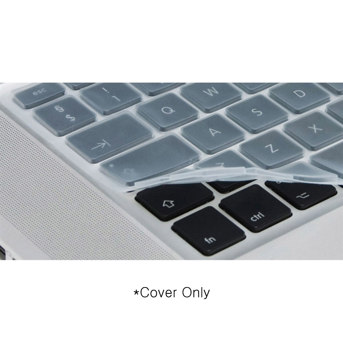 Logickeyboard Clear Protective MacBook Unibody Skin | Silicone Protection Keyboard Cover