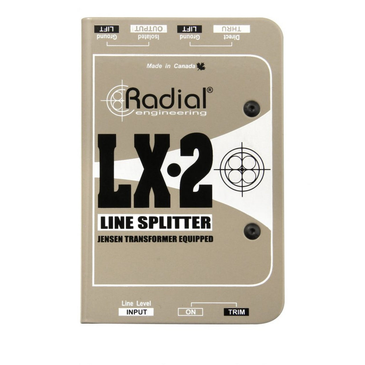 Radial LX-2 Passive Line-Level Splitter and Attenuator