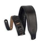 Levy's Favorite Padded Leather Guitar Strap, Black