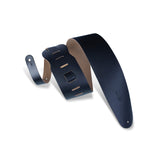 Levy's 3 1/2-Inch Wide Black Genuine Leather Bass Strap