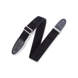 Levy's Velvet Guitar Strap, Black