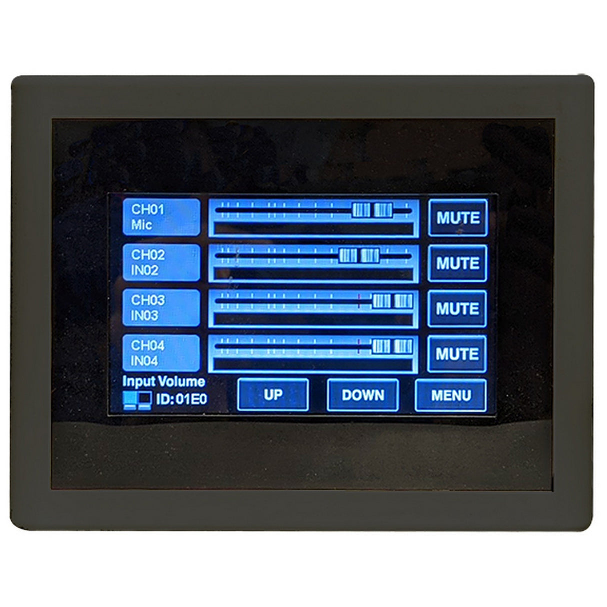TOA Electronics M-800RCTB-AM Remote Audio Control Panel with Touch Display, White