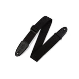 Levy's 2-Inch Wide Black Polypropylene Guitar Strap