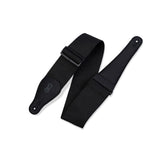 Levy's  3-Inch Wide Black Polypropylene Guitar Strap