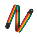 Levy's Basic Guitar Strap, Rainbow, Multi