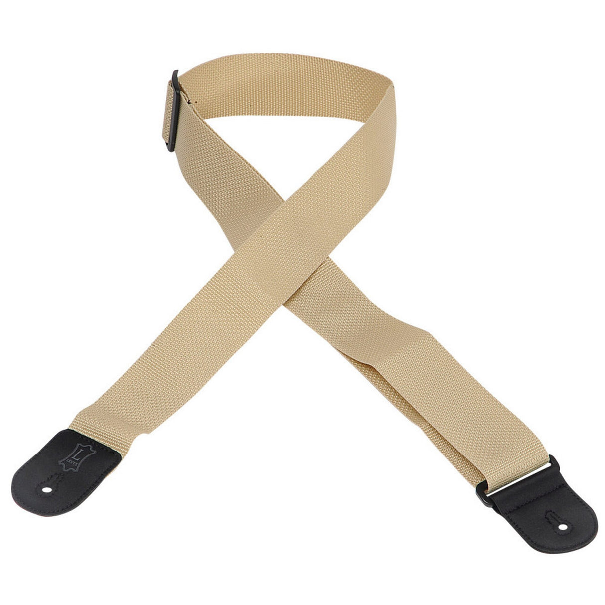 Levy's Basic Poly Guitar Strap, Natural