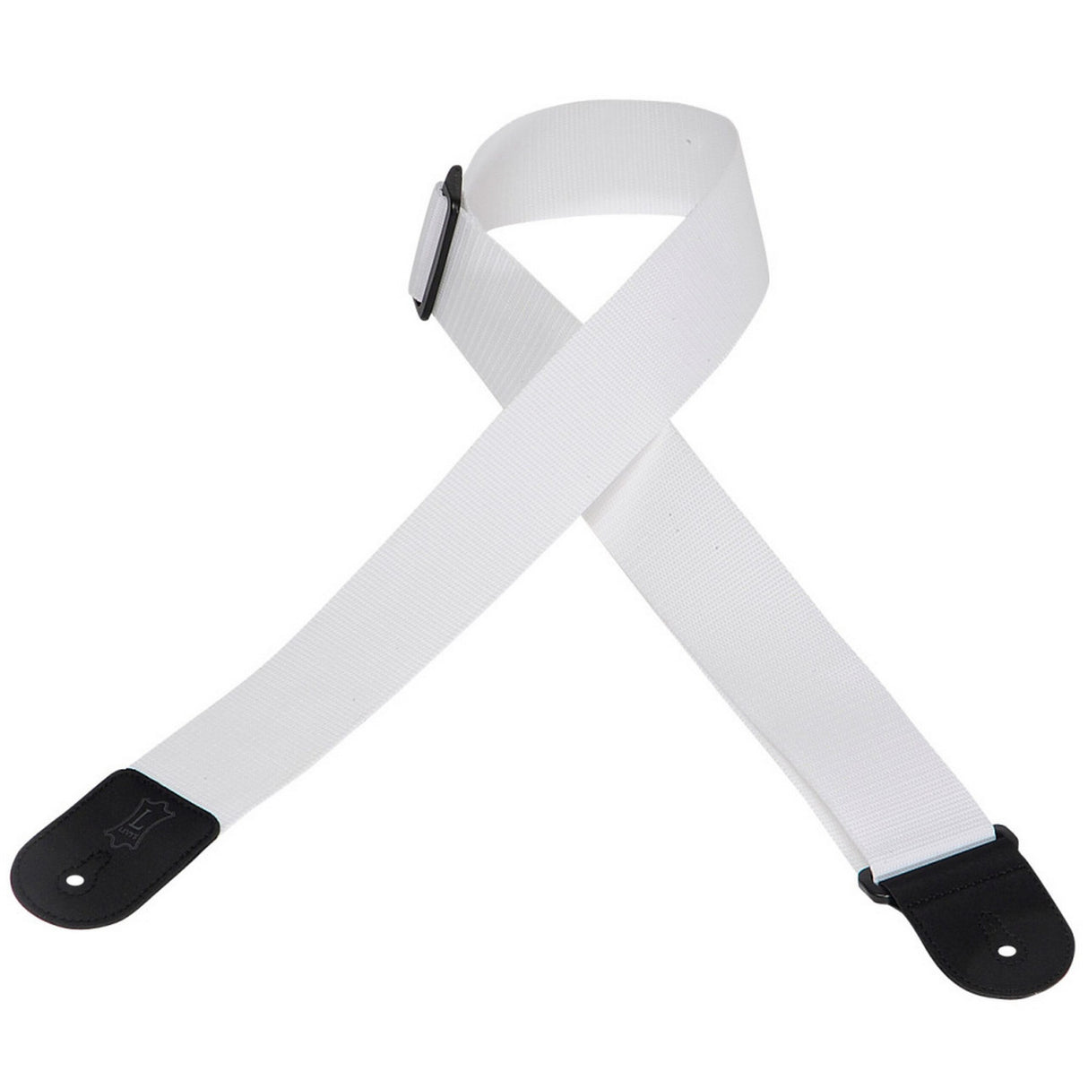 Levy's Basic Poly Guitar Strap, White