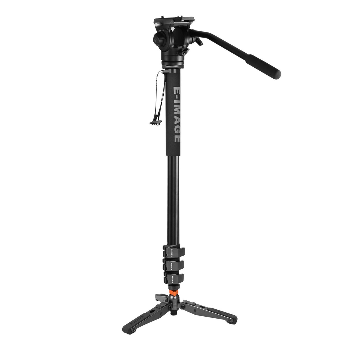 E-Image MA600+610FH 4 Stage Aluminum Monopod with Fluid Head