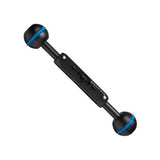 Kondor Blue Cine Magic Arm 6-Inch Extension Bar, Double Ball Head, Raven Black