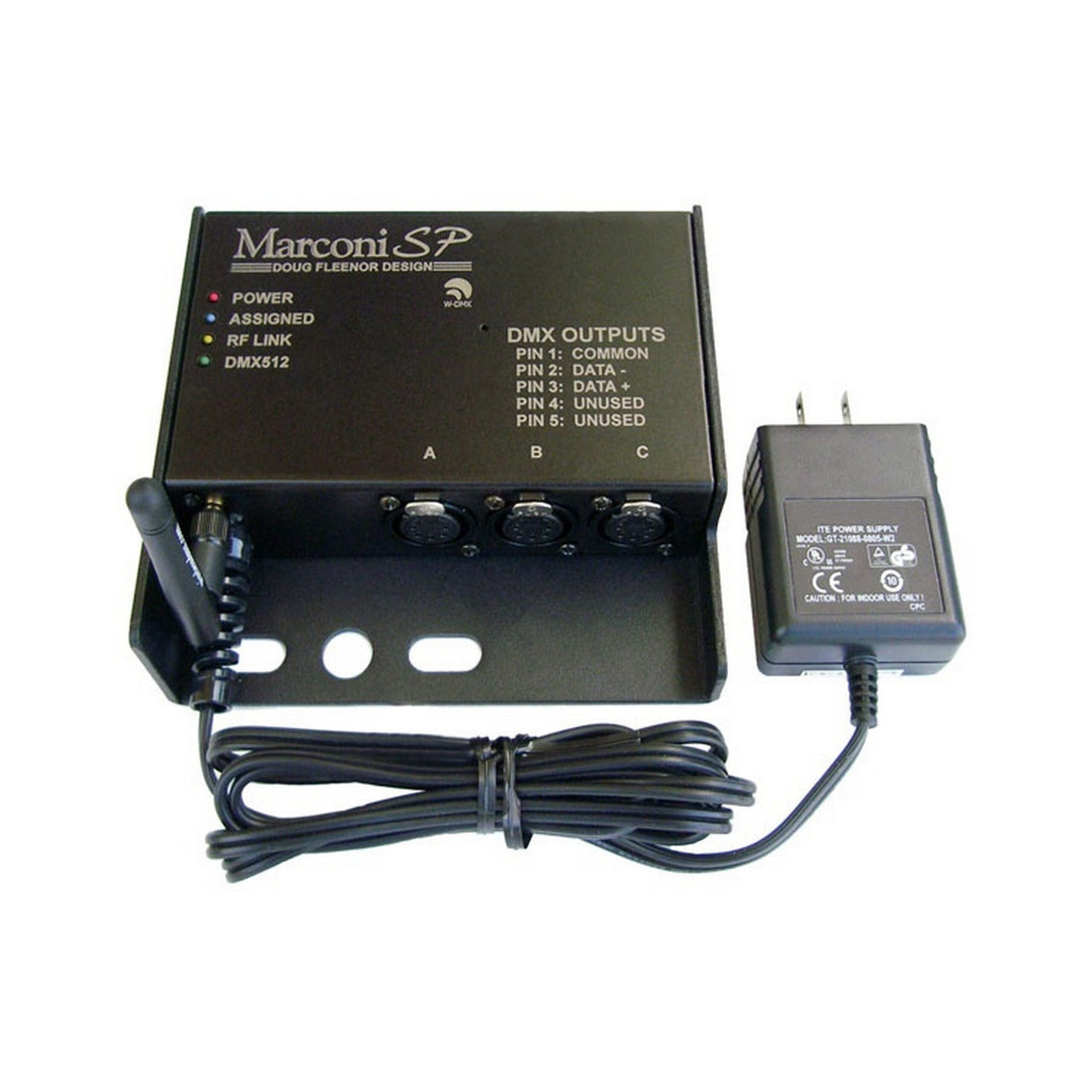 Doug Fleenor Design MARCONI-SP Wireless DMX Receiver, 3 Isolated Outputs