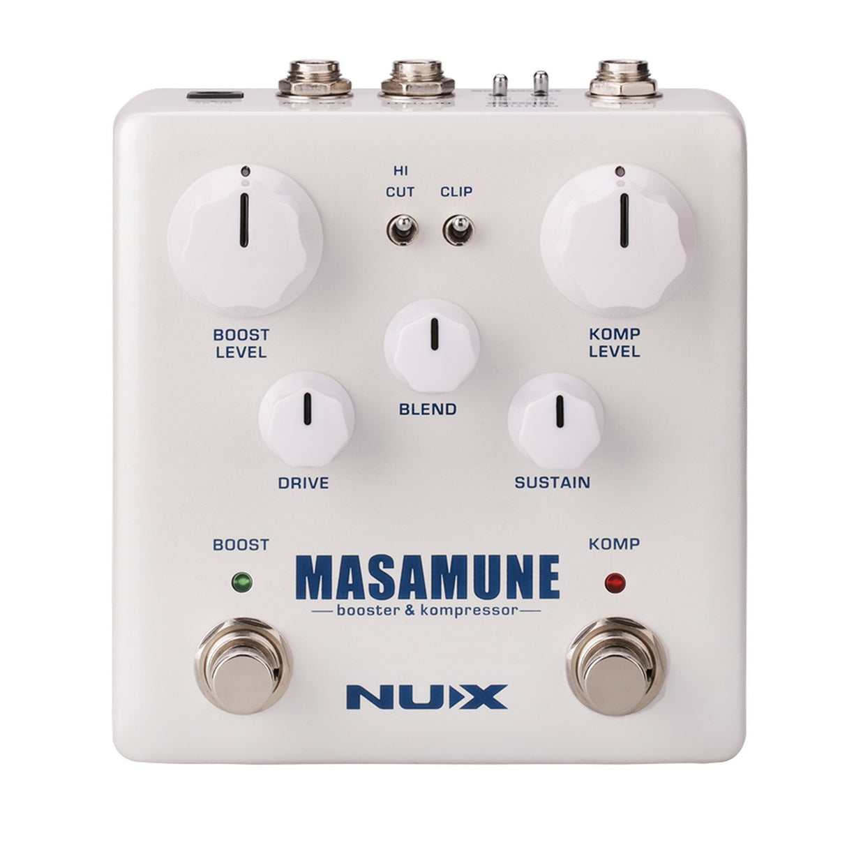 Nux Masamune | Analog Compressor and Booster Pedal