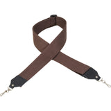 Levy’s 2-Inch Wide Brown Cotton Banjo Strap - accessories