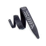 Levy's Diamond Cut Out Guitar Strap, Black