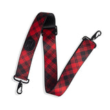 Levy's Lumberjack Case Strap Case Strap, Black, Red