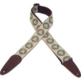 Levy’s 2-Inch Wide Jacquard Guitar Strap - accessories