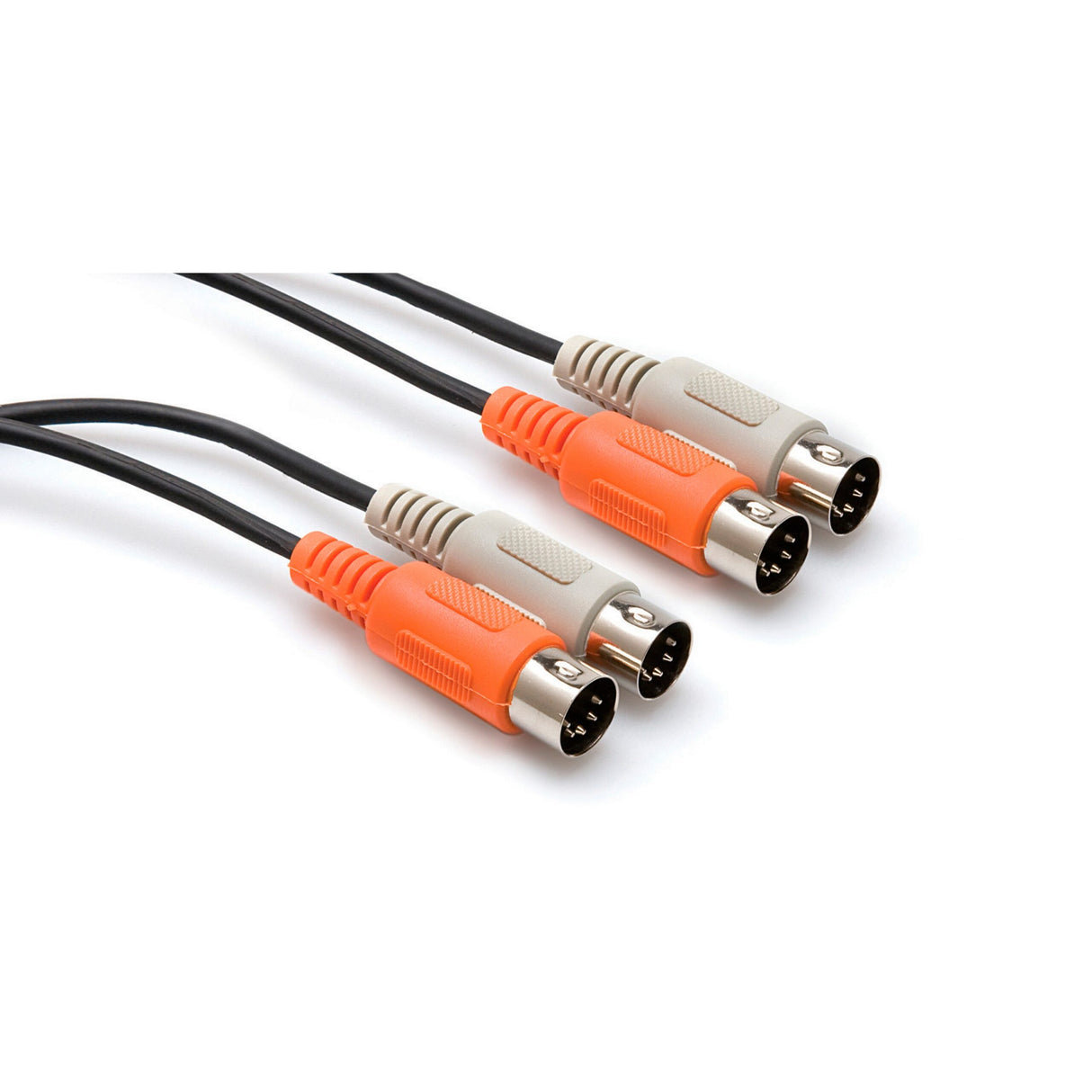 Hosa MID-204 Dual 5-pin DIN to Same MIDI Cable, 4 Meter