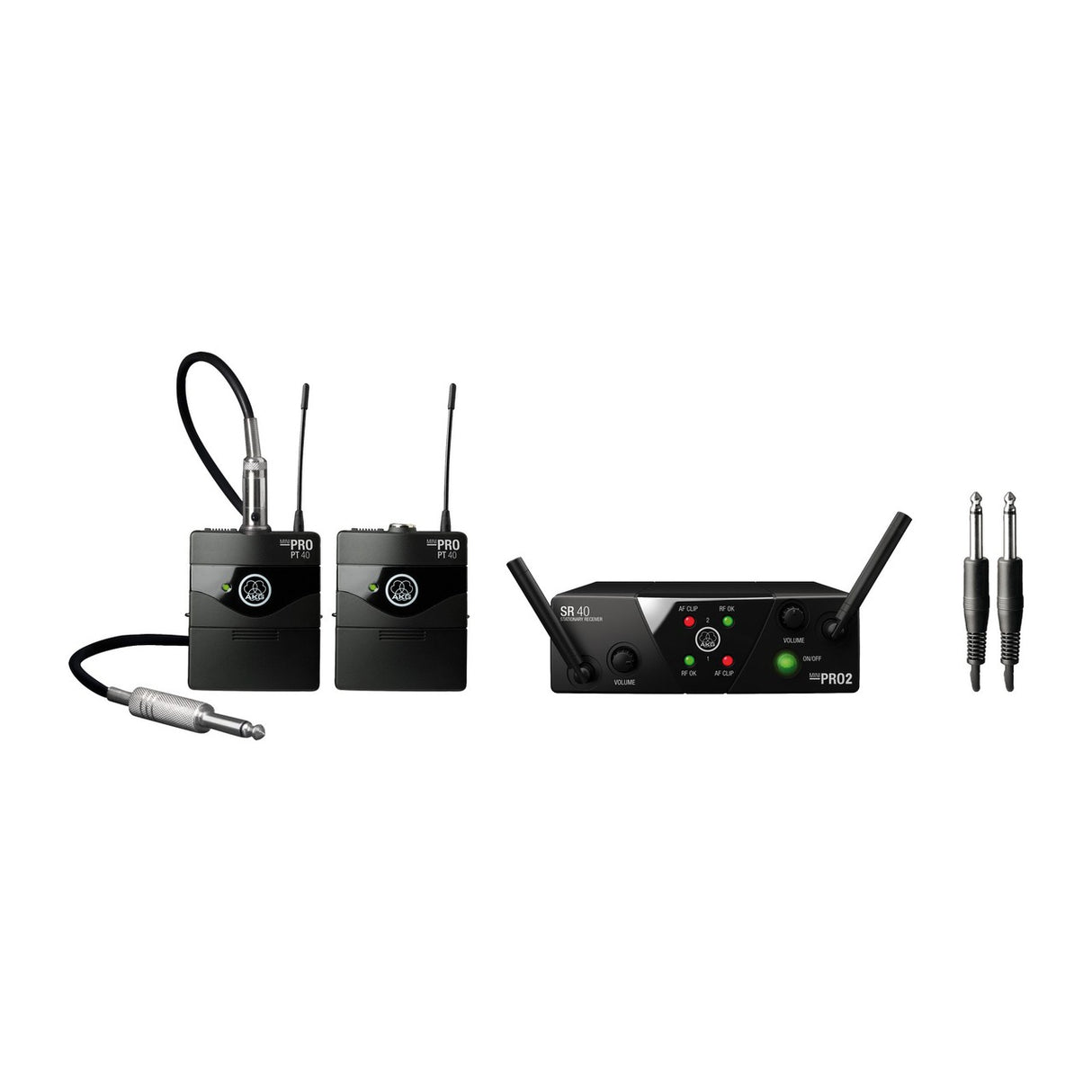 AKG MINI2INSTR-US25CD | WMS40 Mini Dual Band Instrument Wireless System