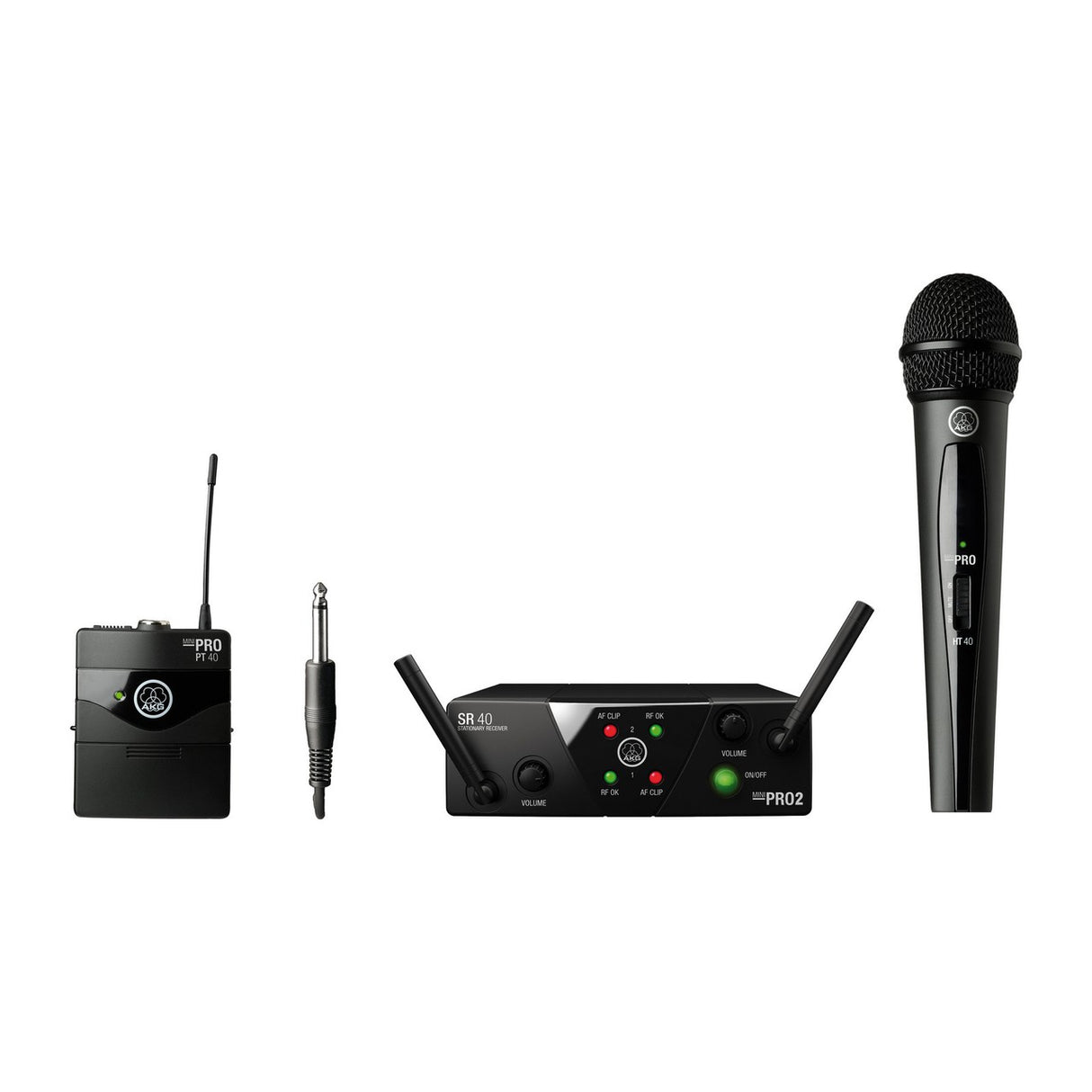AKG MINI2MIX-US25AB | WMS40 Mini Dual Band Vocal Instrument Wireless System