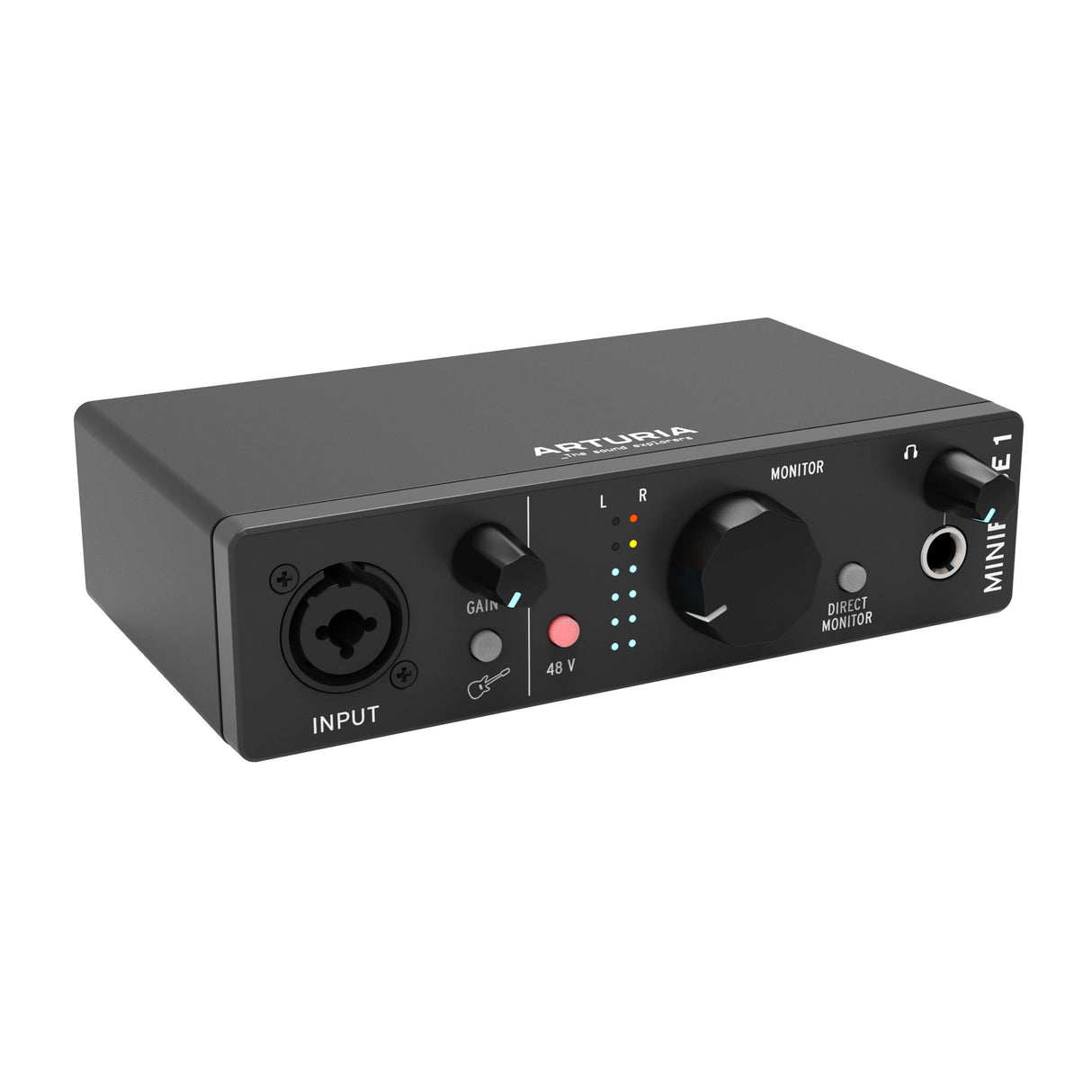 Arturia MiniFuse 1 USB-C Audio Interface, Black