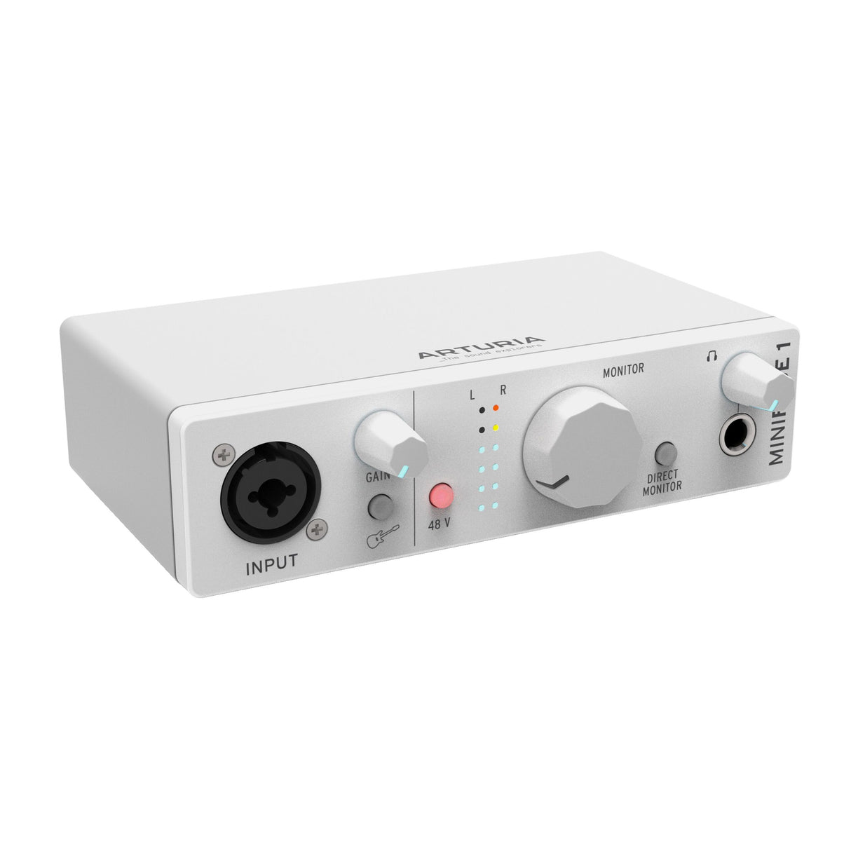 Arturia MiniFuse 1 USB-C Audio Interface, White