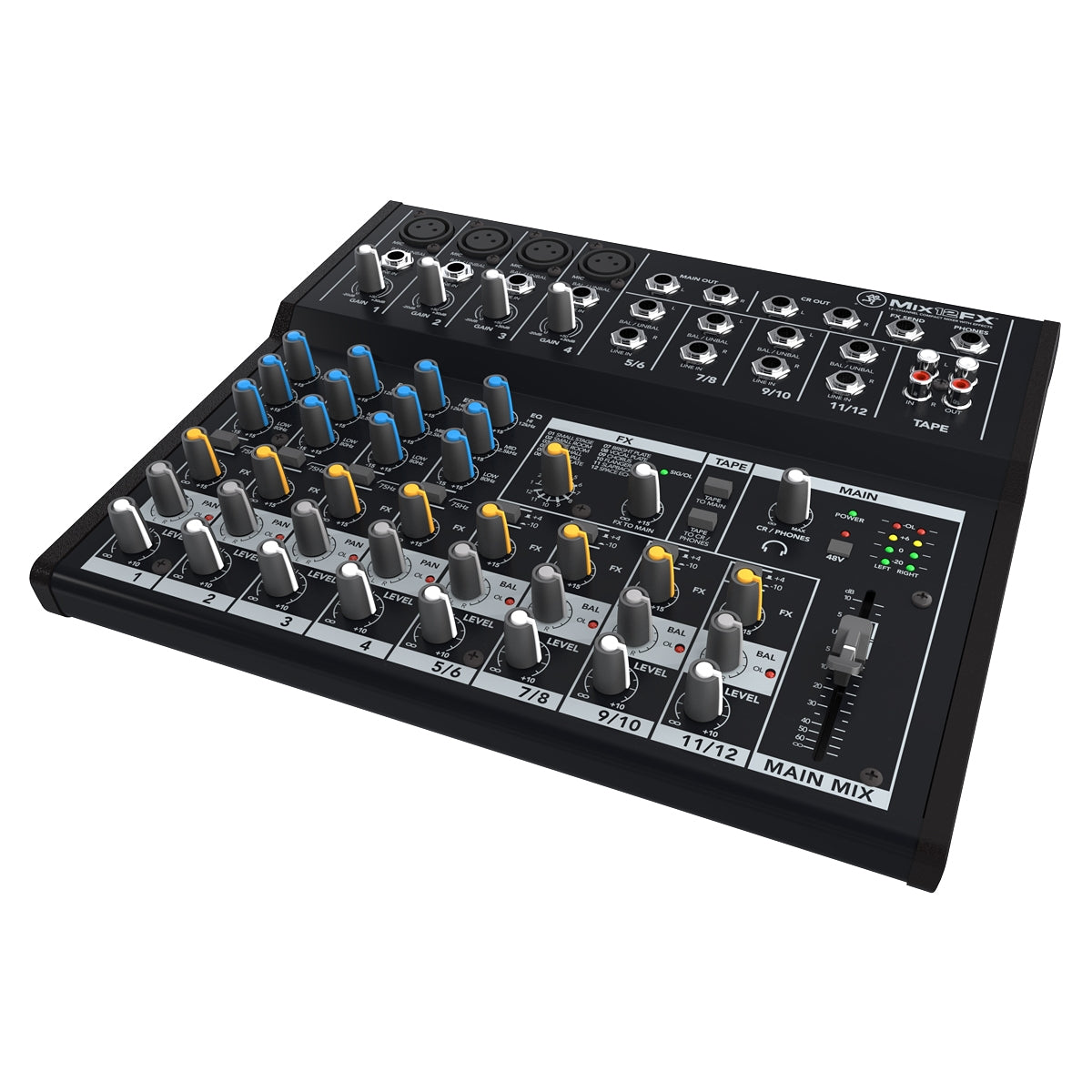 Mackie Mix12FX 12 Channel Non Powered Compact Mixer with FX (Used)