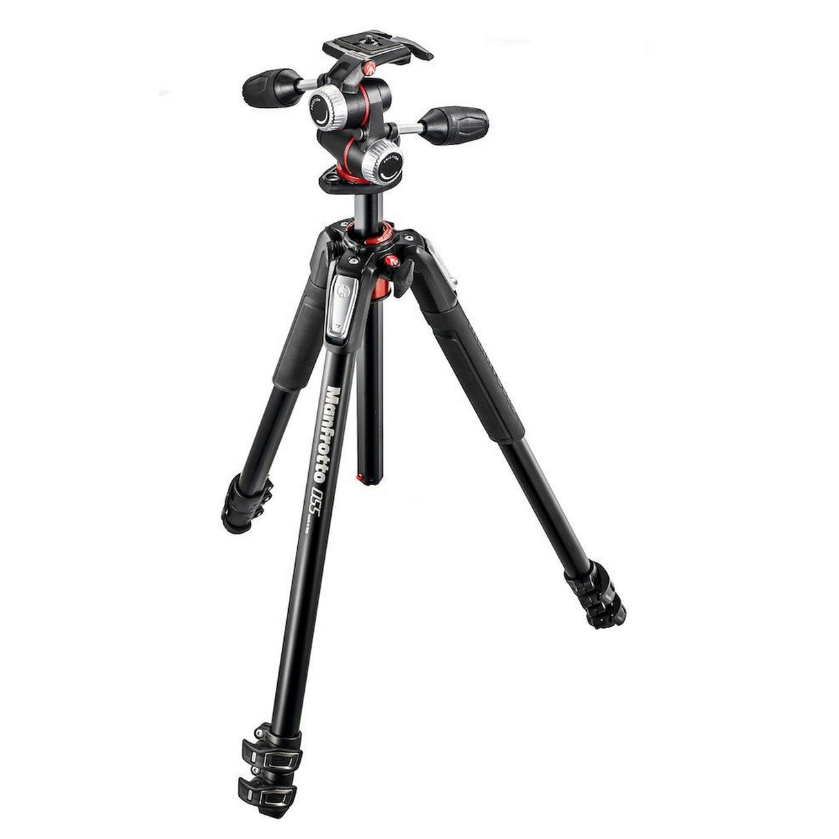 Manfrotto MK055XPRO3-3W 055 Aluminum 3-Section Tripod Kit with 3-Way Head