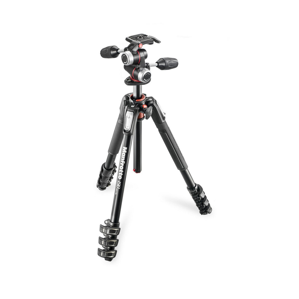 Manfrotto MK190XPRO4-3W | Aluminum 4 Section Tripod with Head