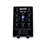 Gemini MM1BT 2 Channel DJ Mixer with Bluetooth Input