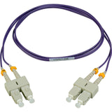 Camplex MMDM4-SC-SC-001 1 Meter Duplex SC to SC Fiber Patch Cable Purple