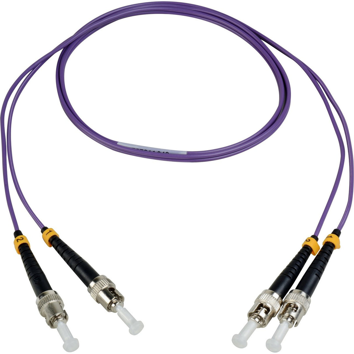 Camplex MMDM4-ST-ST-001 1 Meter Duplex ST to ST Fiber Patch Cable Purple