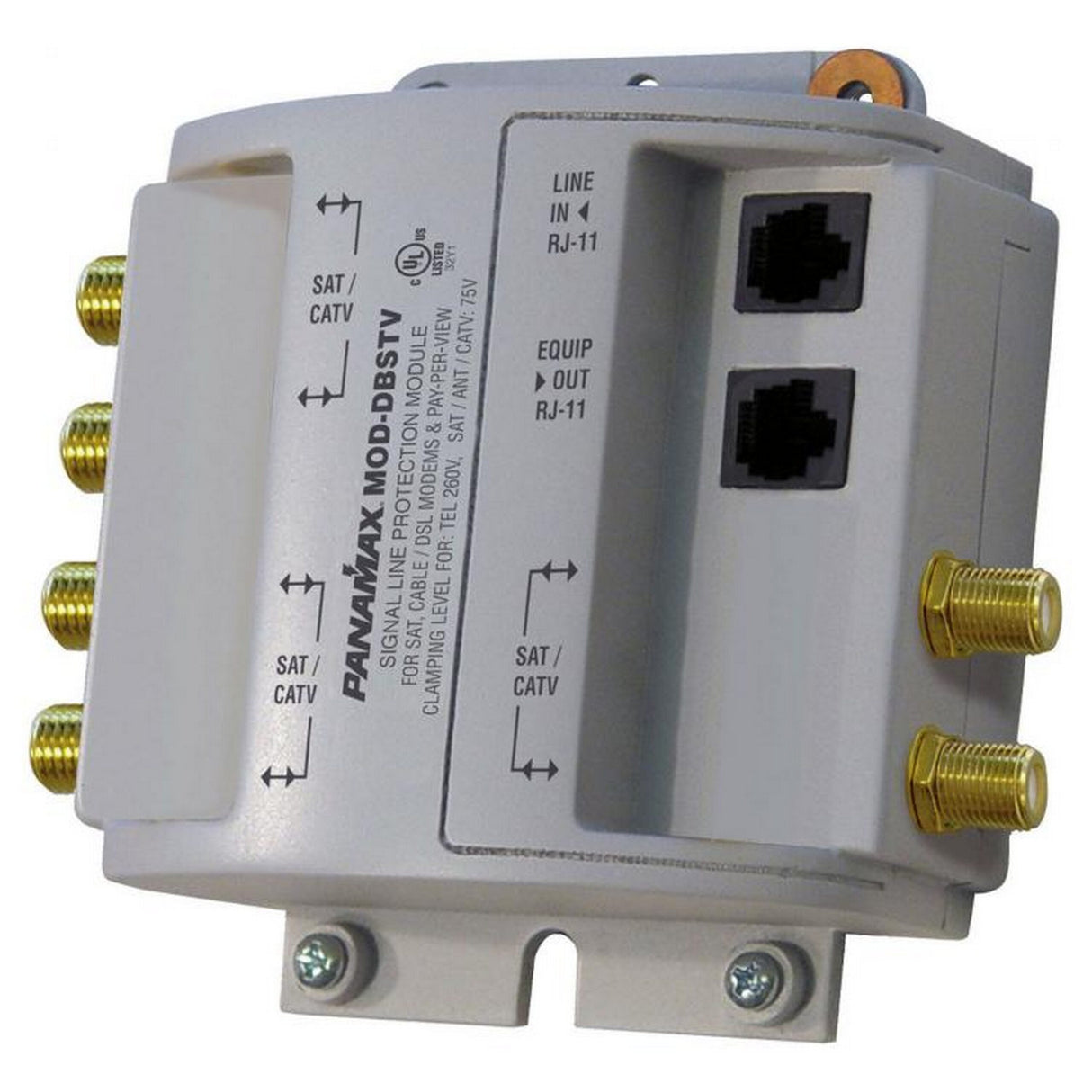 Panamax MOD-DBSTV Signal Line Protection Module, 2 Sat, 1 CATV, 1 Tel