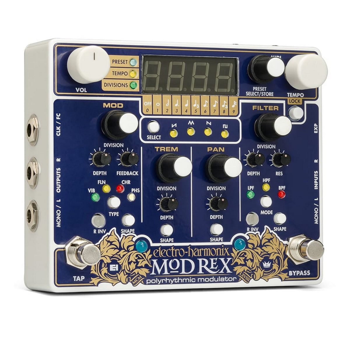 Electro-Harmonix Mod Rex Polyrhythmic Modulator Effects – AVLGEAR