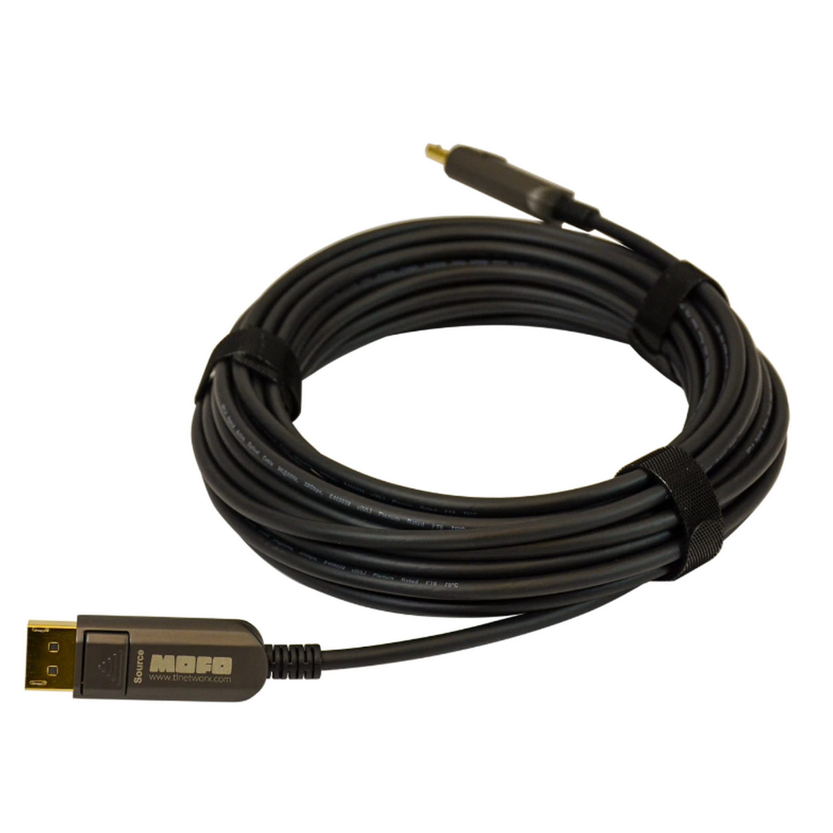 LYNN AV & Security Techlogix Networx MOFO-DP14-23 MOFO Media Over Fiber Optic DisplayPort 1.4 Cable, 23m