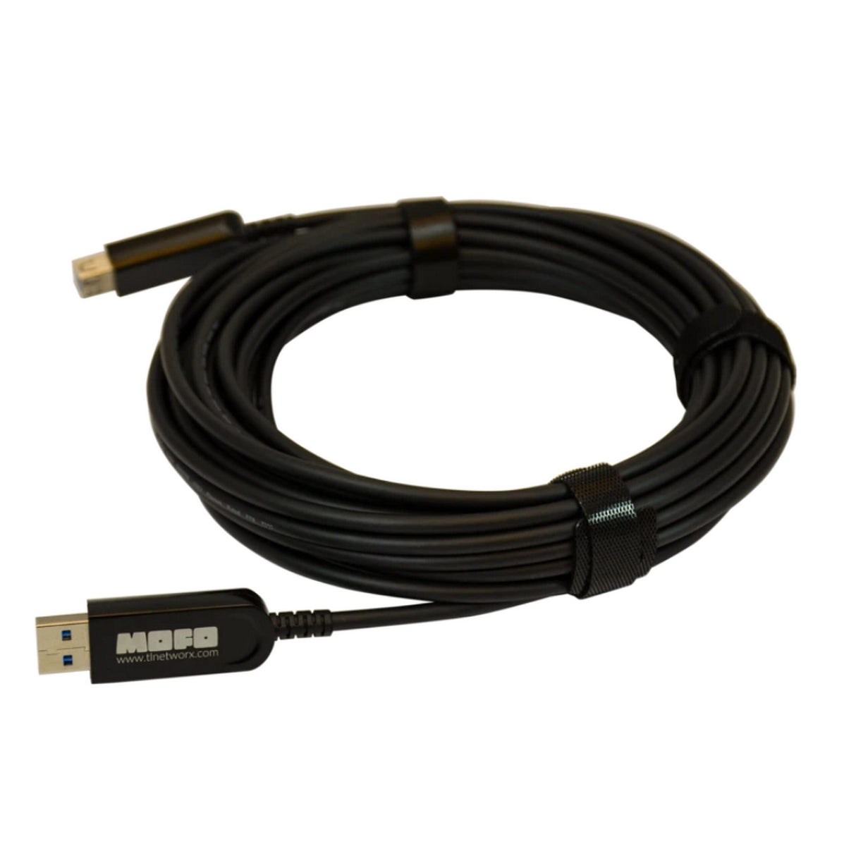 LYNN AV & Security Techlogix Networx MOFO-USB3-10 MOFO Media Over Fiber Optic USB 3.0 Male to Female, 10m