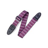 Levy's 2-Inch Print Guitar Strap on Polyester