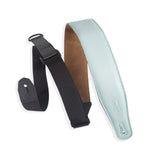 Levy's Right Height Garment Padded Guitar Strap, Light Blue, Aqua