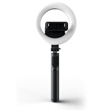 Mackie mRING-6 Inch Battery-Powered Ring Light with Convertible Selfie Stick/Stand and Remote