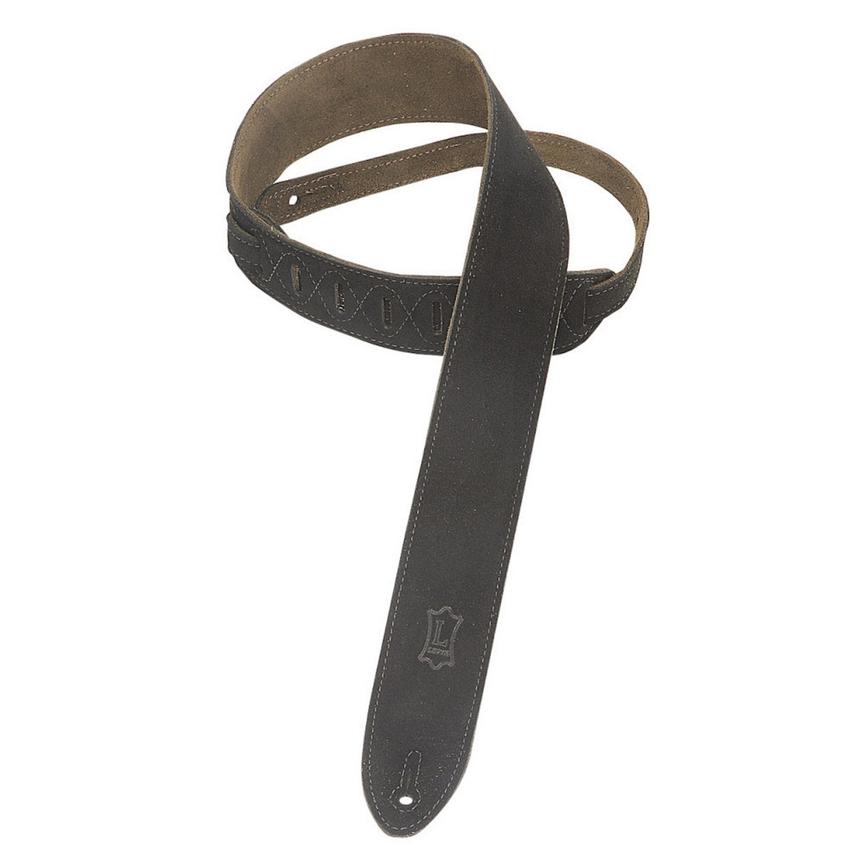 Levy's 2-Inch Suede Guitar Strap With Suede Backing