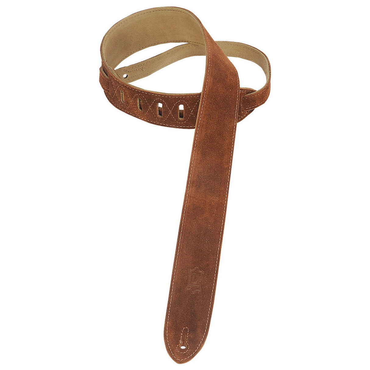 Levy's 2-Inch Suede Guitar Strap With Suede Backing