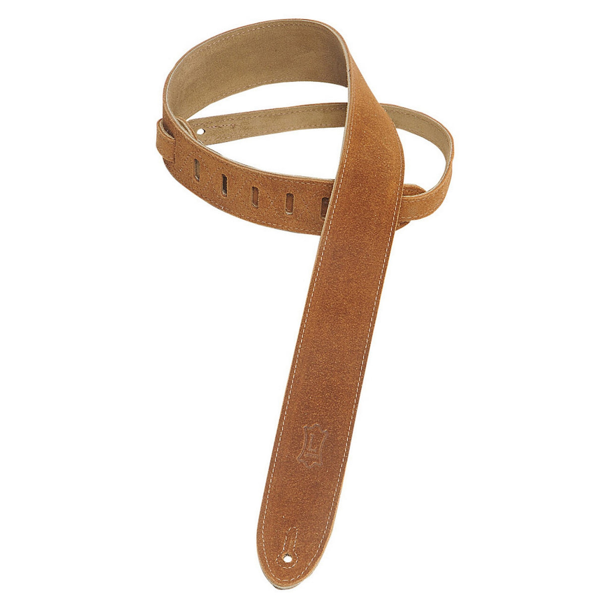 Levy's 2-Inch Suede Guitar Strap With Suede Backing