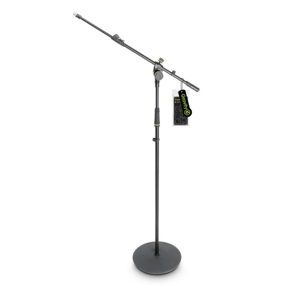 Gravity MS 2322 B Microphone Stand with Round Base and Telescoping Boom