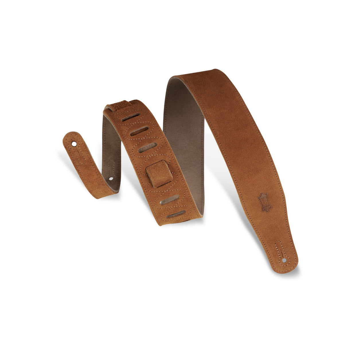 Levy's Classic Standard Suede Guitar Strap, Honey