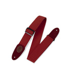 Levy's Signature Cotton Guitar Strap, Red