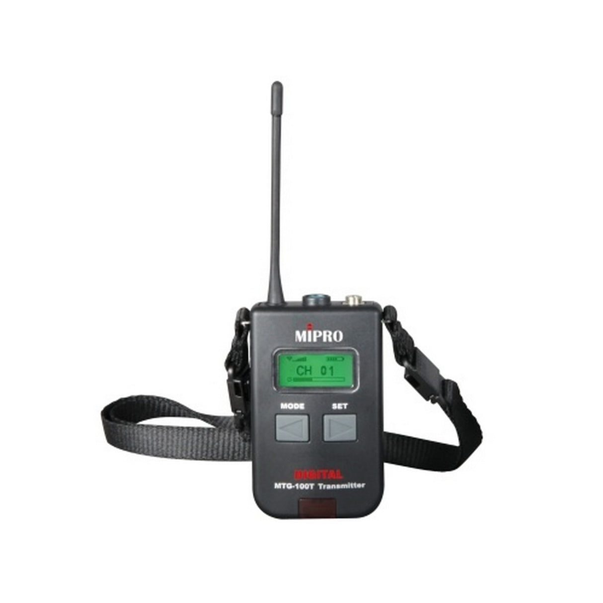 MIPRO MTG-100T Digital Transmitter with Built-In Rechargeable Battery