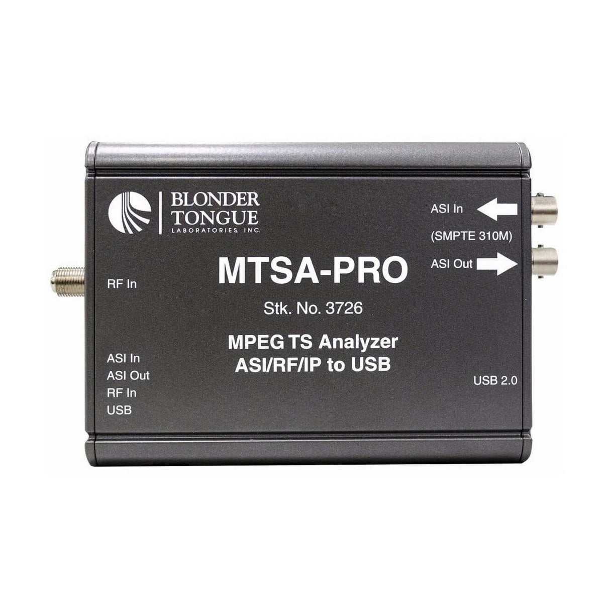 Blonder Tongue MTSA-PRO MPEG Transport Stream Analyzer