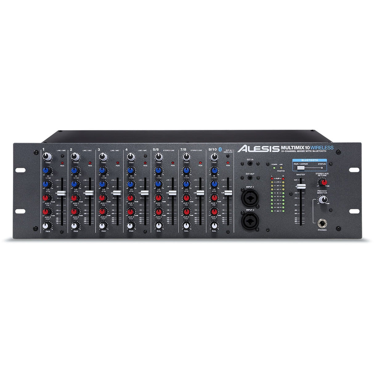 Alesis MultiMix 10 10-Channel Rackmount Mixer with Bluetooth