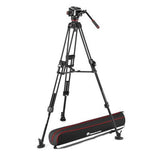 Manfrotto MVK504XTWINFA 504X Fluid Video Head with 645 Fast Twin Aluminum Tripod