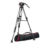 Manfrotto MVK509TWINFAUS 509 Pro Video Head with 645 Fast Twin Aluminum Tripod